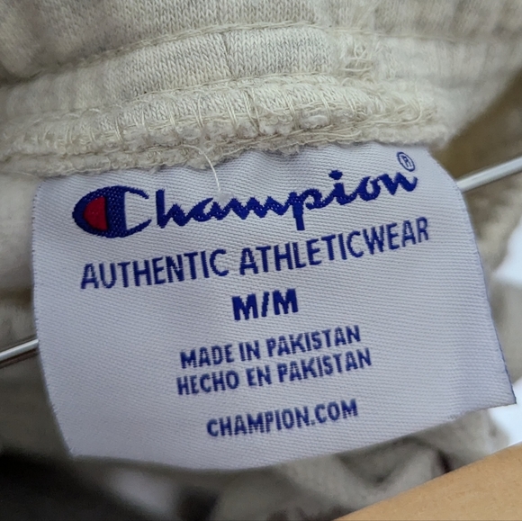 Champion Fleece Boyfriend Jogger Sweatpant Oatmeal Heather NWT Size Medium - Picture 6 of 8